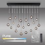 Vícečetná - PN 2589-15 PURE Popup, LED závěsné svítidlo, mystická šedá, 2200-5000K - PAUL NEUHAUS - foto 10