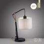 Stolní lampy dekorační - LD 14184-16 GREEN SOFI LED stolní lampa černá s imitací dřeva šňůrový vypínač IP20 do interiéru - LEUCHTEN DIREKT / JUST LIGHT - foto 10