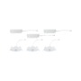 Kruhová - P 92254 LED vestavné svítidlo White Select Aumus 3ks sada kruhové 105mm 90° 3x5W 230V stmívatelné 2700 - 6500K bílá - PAULMANN - foto 10