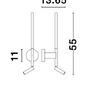 Nepřímé osvětlení - NV 9182812 Nástěnné svítidlo HANDY černý hliník a akryl nastavitelné/rotační - vypínač na těle LED Samsung 230V 3000K osvětlení 6W čtecí lampička 3W IP20 - NOVA LUCE - foto 10