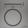 Kruhová - BRI 3872018 Pulap stropní svítidlo pr.29,3 cm - 18W, 2400lm, LED, přímé a nepřímé osvětlení, IP54, neutrální bílá, chrom - BRILONER - foto 10