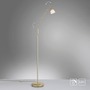 Stojací lampy - PN 400-60 PINO LED stojací svítidlo matná mosaz opálové sklo 3 krokové dotykový stmívač nastavitelné 3000K - PAUL NEUHAUS - foto 10