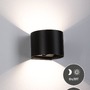 Nepřímé osvětlení - P 71284 LED nabíjecí nástěnné svítidlo Nyora IP44 3000K 135x120mm 2x1W černá - PAULMANN - foto 10