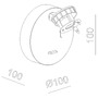 Bodová - IMPR 341352 Deko-Light svítidlo na čtení Can Tilt kulaté USB základna, 1x 7,5 W GU10, černá - foto 10