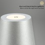Stolní lampy dekorační - BRILO 7508014 Kiki stolní lampička bezdrátová, dotykový vypínač, nastavitelná výška, stmívatelné, nabíjecí, matný chrom - BRILO - foto 10