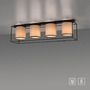 Dekorativní - LD 15304-18 RAVEN LED stropní svítidlo látkové stínidlo 4 ramenné černá jednoduchý design - LEUCHTEN DIREKT / JUST LIGHT - foto 10