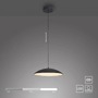 Polokoule - LD 14606-18 Kolekce Schöner Wohnen LED závěsné svítidlo LENTE, černá, stmívatelné, paměťová funkce, krokově stmívatelné, 3000K - JUST LIGHT - foto 10