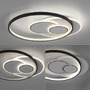 Kruhová - PN 6392-16 MAILAK LED stropní svítidlo kruhové černá/bílá, přepínatelné teple bílé světlo 3000K - PAUL NEUHAUS - foto 10