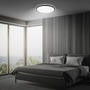 Kruhová - BRILO 7655015 Slim svítidlo LED panel pr.37,5 cm - 22W, 3000lm, dálkový ovladač, stmívatelné, černá - BRILO - foto 10