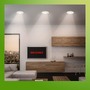 Kruhová - BRI 7586036 Klira 3ks sada LED vestavné bodové svítidlo 230V, nastavitelné, CTS, Ra90, bílé - BRILONER - foto 10