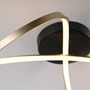 Dekorativní - LD 15405-68 OKTA LED stropní svítidlo černé mosaz do jídelny krokově stmívatelné 3000K - JUST LIGHT - foto 10