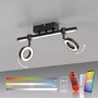 Bodová - LD 12075-18 LED stropní svítidlo černé Smarthome stmívatelné dálkový ovladač s aplikací Tuya RGB/2700-5000K - JUST LIGHT - foto 10