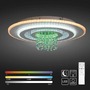 Kruhová - LD 14518-16 LED stropní svítidlo TOLAGO, bílá, s tunelovým efektem a křišťálem, RGB/3000-6500K - JUST LIGHT - foto 10