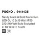 Bodová - NV 9111435 Bodové svítidlo POGNO černá a zlatý hliník GU10 3x10W IP20 220-240V bez žárovky - NOVA LUCE - foto 10