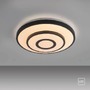 Kruhová - LD 15454-18 LED stropní svítidlo TURANUS, černá, kruhové, hvězdné nebe, 3000K - JUST LIGHT - foto 10