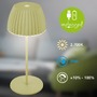 Stolní lampy dekorační - BRILO 7552019 Nabíjecí stolní lampa Riffle Mini - 20 cm, 1,5W, 150lm, bezdrátová, LED, stmívatelné, dotykový vypínač, zelená - BRILO - foto 10