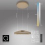 Dekorativní - PN 2690-97 LED závěsné svítidlo Q-STRETTO, bronzová,, ZigBee, 2200-5000K - PAUL NEUHAUS - foto 10