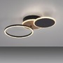 Kruhová - LD 14116-78 SEVENT LED stropní svítidlo kruhové černá s dekorem dřeva nastavitelné moderní 3000K - LEUCHTEN DIREKT / JUST LIGHT - foto 10