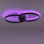 Kruhová - PN 6145-18 Q-MARKO LED stropní svítidlo Smart Home černá kruhové stropní svítidlo ZigBee RGB+2700-5000K - PAUL NEUHAUS - foto 10