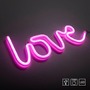 Dekorativní - LD 85021-87 NEON-LOVE LED nástěnné svítidlo LOVE růžové USB, šňůrový vypínač, dekorativní - LEUCHTEN DIREKT / JUST LIGHT - foto 10