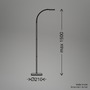 Stojací lampy - BRILO 1585011 Megg stojanová lampa - 12W, 800lm, LED, stmívatelná, nastavitelná, dotykový vypínač, béžová - BRILO - foto 10