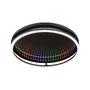 Kruhová - P 71056 LED nástěnné/stropní svítidlo Spaceglow One RGB+ 230V 34,5W stmívatelné černá mat - PAULMANN - foto 10