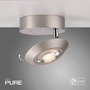 Bodová - PN 9051-95 LED stropní svítidlo PURE Oculis, metalická šedá, stmívatelné, otočné a nastavitelné 2700K - PAUL NEUHAUS - foto 10