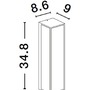 Nástěnná - NV 9492442 Venkovní nástěnné svítidlo REGINA antracitový hliník a čiré sklo E27 2x12W 220-240V bez žárovky IP65 - NOVA LUCE - foto 10