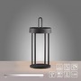 Na stůl - LD 19300-18 ANSELM LED stolní lampa na baterie černá 28cm dotykový stmívač IP44 zahradní svítidlo 2700K - JUST LIGHT - foto 10
