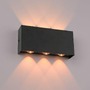 Nepřímé osvětlení - LD 16488-13 LED nástěnné svítidlo antracit Smarthome dálkový ovladač stmívatelné s aplikací Tuya RGB/2700-5000K - JUST LIGHT - foto 10