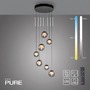 Vícečetná - PN 2587-15 PURE Popup, LED závěsné svítidlo, mystická šedá, 2200-5000K - PAUL NEUHAUS - foto 10