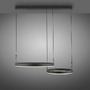 Podélná - PN 2360-18 ESKO LED závěsné svítidlo černé nastavitelná výška dálkový ovladač stmívatelné CCT 2700-5000K - PAUL NEUHAUS - foto 10
