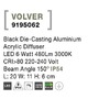 Nástěnná - NV 9195062 Venkovní nástěnné svítidlo VOLVER černý litý hliník akrylový difuzor LED 7W 3000K 220-240V 150st. IP54 - NOVA LUCE - foto 10