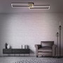 Hranatá - BRILO 3145014 LED CCT rám 110 cm 40W 2x2200lm dřevo-černá (starý kód: BRILO 3145-014) - BRILO - foto 10