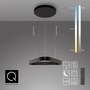 Dekorativní - PN 2690-18 LED závěsné svítidlo Q-STRETTO, černá,, ZigBee, 2200-5000K - PAUL NEUHAUS - foto 10