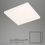 Hranatá - BRILO 7382-016 Hvězdné nebe CCT svítidlo LED panel, 45cm, 24 W, 2500 lm, bílé - BRILO - foto 10