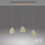 Vícečetná - LD 12541-42 Kolekce Schöner Wohnen závěsné svítidlo TRAVENTA, písková barva, 3-ramenné - JUST LIGHT - foto 10