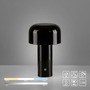 Stolní lampy dekorační - LD 19190-18 AGNES LED bateriové stolní svítidlo černé tvar houby stmívatelné dotykem USB 2700-5000K - JUST LIGHT - foto 10