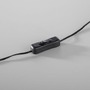 Stolní lampy dekorační - LD 15395-18 MINI RITUS LED stolní lampa černý kruh minimalistické šňůrový vypínač 3000K - JUST LIGHT - foto 10