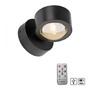 Nepřímé osvětlení - LD 19330-18 LED nástěnné svítidlo na baterie AKKU-CHIA, černá,, 3000K - JUST LIGHT - foto 10