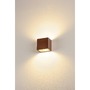 Nástěnná - LA 1002034 SITRA CUBE WL, LED venkovní nástěnné a stropní nástavbové svítidlo, rezavě zbarvené, IP44, 3000K, 10W - BIG WHITE (SLV) - foto 10