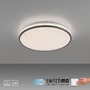 Kruhová - LD 14294-18 KYLE LED stropní svítidlo hvězdné nebe černé krokově stmívatelné 3000K - JUST LIGHT - foto 10