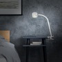 Stolní lampy s klipem - BRILO 2499016 Tari LED lampička na psací stůl, stmívatelné, magnetická hlava, bílé - BRILO - foto 10