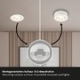 Bodová - BRI 7990016 LED vestavné / přisazené bodové svítidlo – pr.90mm, stmívatelné, 5W, 230V, teplá bílá, nastavitelné, bílá - BRILONER - foto 10