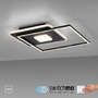 Hranatá - LD 15045-18 DOMINO LED stropní svítidlo hranaté Switchmo černá 3 krokové stmívání moderní krokově stmívatelné 3000K - LEUCHTEN DIREKT / JUST LIGHT - foto 10