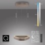 Dekorativní - PN 2689-97 LED závěsné svítidlo Q-STRETTO, bronz, ZigBee, 2200-5000K - PAUL NEUHAUS - foto 10