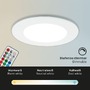 Kruhová - BRI 7035036 RGB-CCT LED vestavná svítidla sada, pr.9,2 cm, 3x LED, 4,8 W, 450 lm, bílé (starý kód: BRI 7035-036) - BRILONER - foto 10