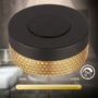 Stolní lampy dekorační - BRILO 7576015 Booha stolní lampa - 2,5W, 300lm, bezdrátová, IP44, LED, stmívatelná, teplá bílá, černá/zlatá - BRILO - foto 10