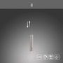 Subtilní - LD 18281-40 ATTACH LED závěsné svítidlo mobilní nastavitelná výška magnetická nabíjecí hlava 3000K - JUST LIGHT - foto 10