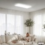 Hranatá - BRILO 7527416 Move LED stropní svítidlo IP44, přímé a nepřímé osvětlení, pohybové čidlo, 58 cm, bílé - BRILO - foto 10